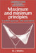 Maximum and Minimum Principles: A Unified Approach with Applications by M. J. Sewell