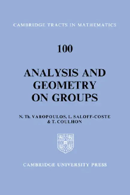 Analysis and Geometry on Groups by N. Varopoulos, T. Coulhon, L. Saloff-Coste