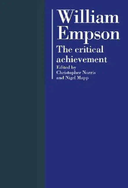 William Empson by Christopher Norris, Nigel Mapp