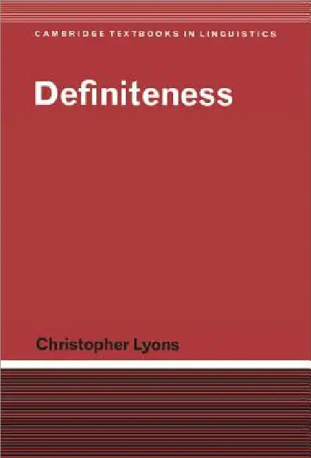 Definiteness by Christopher Lyons