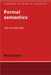 Formal Semantics: An Introduction by Ronnie Cann