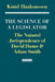 The Science of a Legislator: The Natural Jurisprudence of David Hume and Adam Smith by Knud Haakonssen