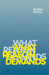 What Reason Demands by Rudiger Bittner