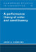 A Performance Theory of Order and Constituency by John A. Hawkins