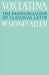 Vox Latina: A Guide to the Pronunciation of Classical Latin by W. Sidney Allen