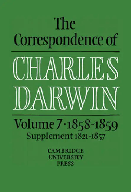 Correspondence of Charles Darwin v7 by Charles Darwin, Frederick Burkhardt, Sydney Smith