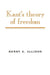 Kant's Theory of Freedom by Henry E. Allison