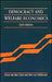 Democracy and Welfare Economics by Hans Van Den Doel, Hans Van Den Doel, Ben Van Velthoven