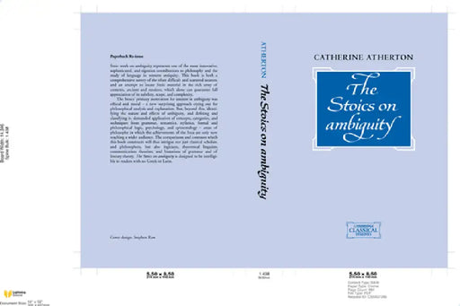 The Stoics on Ambiguity by Catherine Atherton