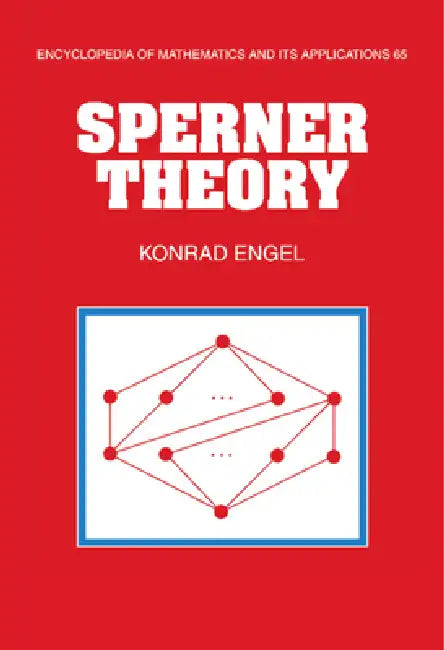 Sperner Theory by Konrad Engel, Engel Konrad, G. -C Rota