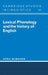 Lexical Phonology and the History of English by April McMahon