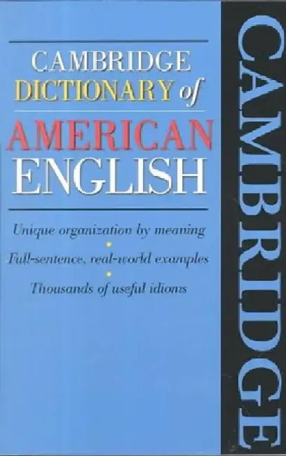 Cambridge Dictionary Of American English 