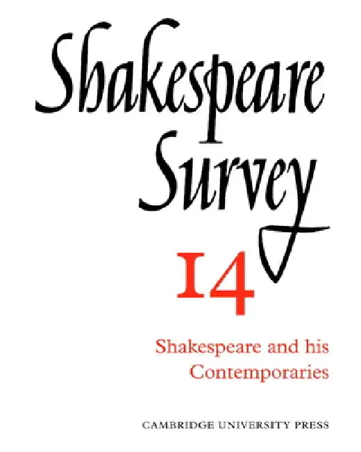 Shakespeare Survey by Allardyce Nicoll, Jonathan Bate, Michael Dobson