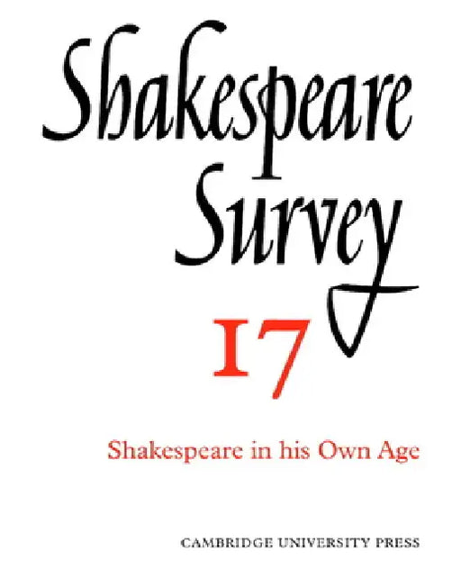 Shakespeare Survey by Allardyce Nicoll, Jonathan Bate, Michael Dobson