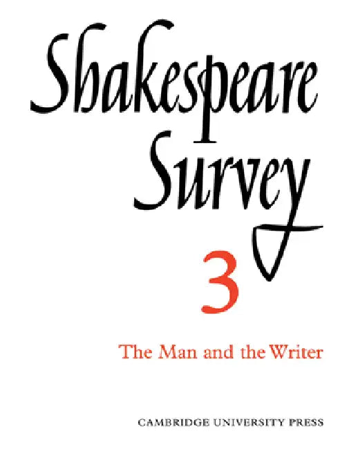 Shakespeare Survey by Allardyce Nicoll, Jonathan Bate, Michael Dobson
