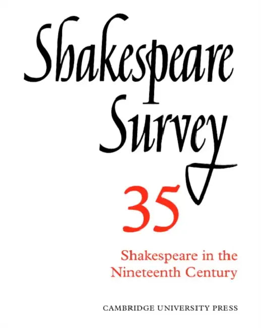 Shakespeare Survey by Stanley W. Wells, Jonathan Bate, Michael Dobson