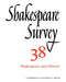 Shakespeare Survey by Stanley W. Wells, Jonathan Bate, Michael Dobson