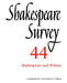 Shakespeare Survey by Stanley W. Wells, Jonathan Bate, Michael Dobson