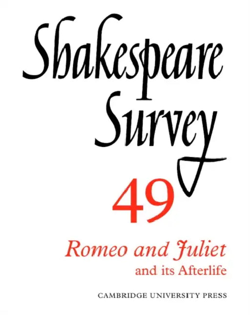 Shakespeare Survey by Stanley W. Wells, Jonathan Bate, Michael Dobson