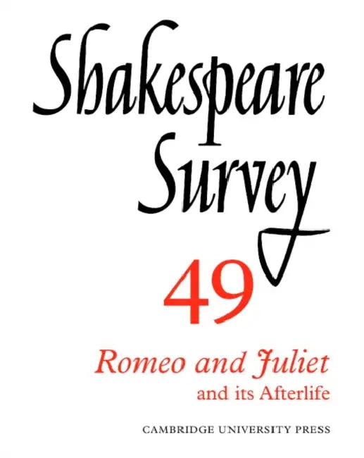 Shakespeare Survey by Stanley W. Wells, Jonathan Bate, Michael Dobson