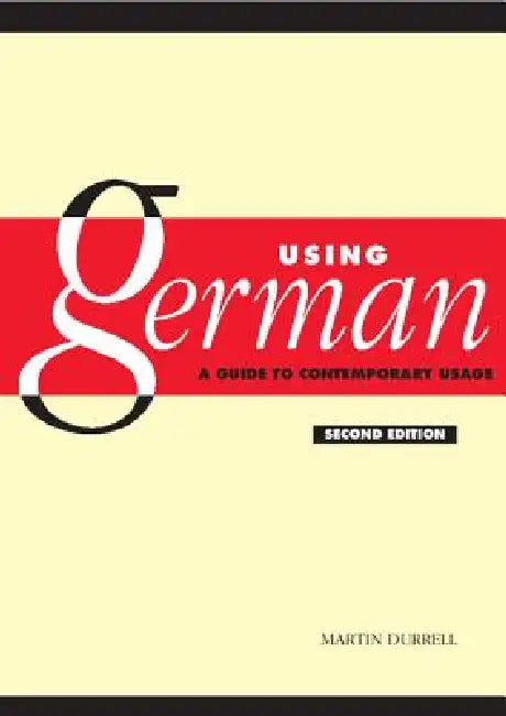Using German by Martin Durrell