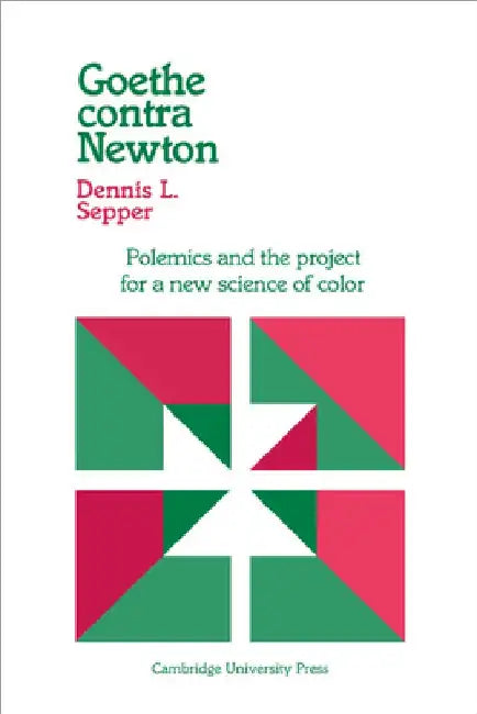 Goethe Contra Newton: Polemics and the Project for a New Science of Color by Dennis L. Sepper