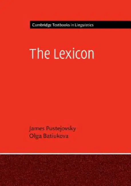 The Lexicon by James Pustejovsky