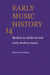 Early Music History: Volume 14: Studies in Medieval and Early Modern Music by Iain Fenlon