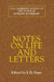 Notes on Life and Letters by Joseph Conrad, J. H. Stape, S. W. Reid