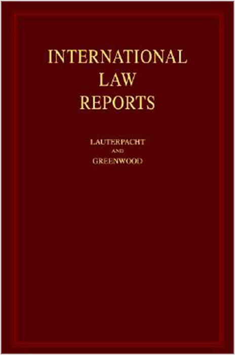 International Law Reports  (9780521580717)