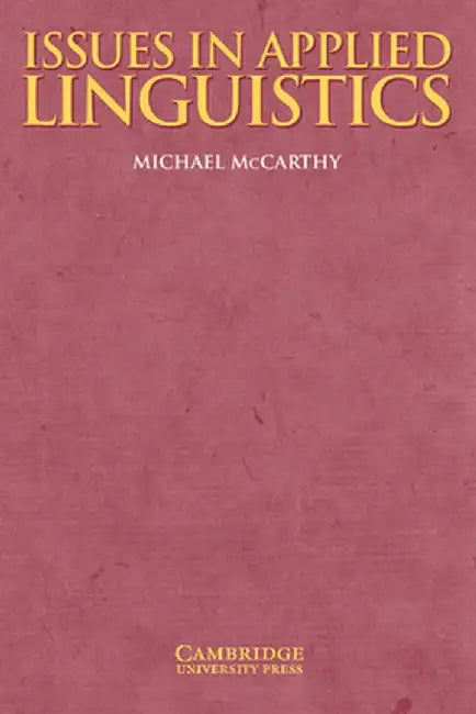 Issues in Applied Linguistics by Michael McCarthy