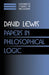Papers in Philosophical Logic: Volume 1 by David Lewis, Ernest Sosa, Jonathan Dancy