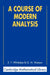 A Course of Modern Analysis by E. T. Whittaker, George Neville Watson, G. N. Watson