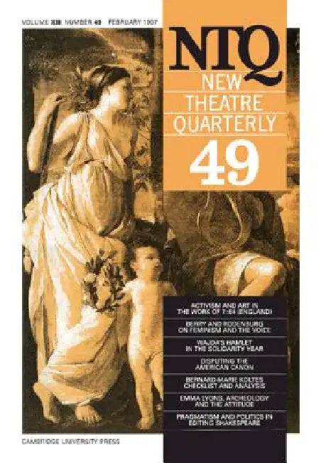 New Theatre Quarterly 49 by Clive Barker, Simon Trussler