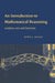 An Introduction to Mathematical Reasoning by Peter Eccles, Eccles Peter J.