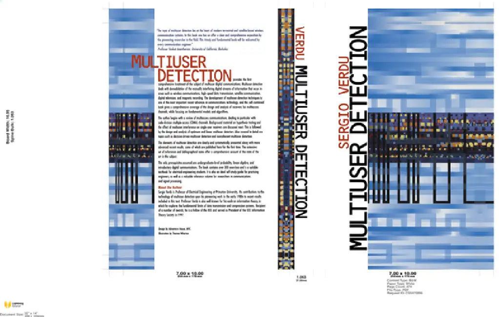 Multiuser Detection by Sergio Verdu, Sergio Verd