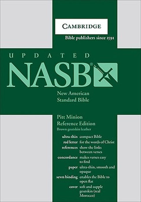 Pitt Minion Reference Bible-NASB by Baker Publishing Group