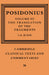Posidonius: Volume 3, the Translation of the Fragments by Posidonius, I. G. Kidd, James Diggle
