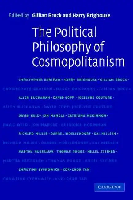 Political Phil Cosmopolitanism by Gillian Brock, Harry Brighouse
