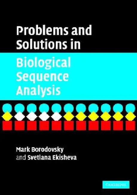 Prob Sol Biological Sequence Anly by Mark Borodovsky, Svetlana Ekisheva