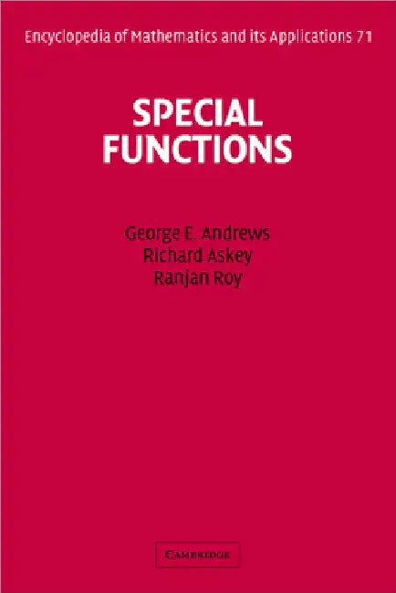 Special Functions by George E. Andrews