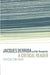 Jacques Derrida and the Humanities: A Critical Reader by Tom Cohen