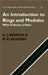 An Introduction to Rings and Modules: With K-Theory in View by A. J. Berrick