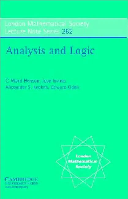 Analysis and Logic by C. Ward Henson