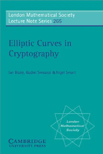 Elliptic Curves in Cryptography by Ian F. Blake