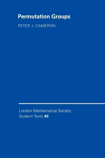 Permutation Groups by Peter J. Cameron, C. M. Series, J. W. Bruce