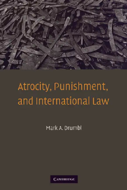 Atrocity, Punishment, and International Law by Mark A. Drumbl