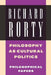 Philosophy as Cultural Politics by Richard Rorty