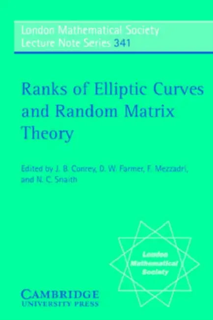 Ranks of Elliptic Curves and Random Matrix Theory by J. B. Conrey, D. W. Farmer, F. Mezzadri