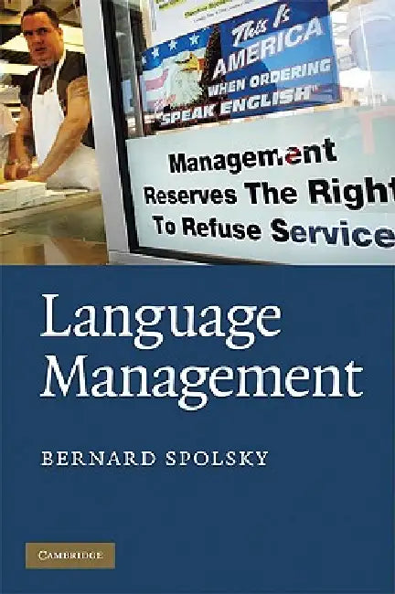 Language Management by Bernard Spolsky
